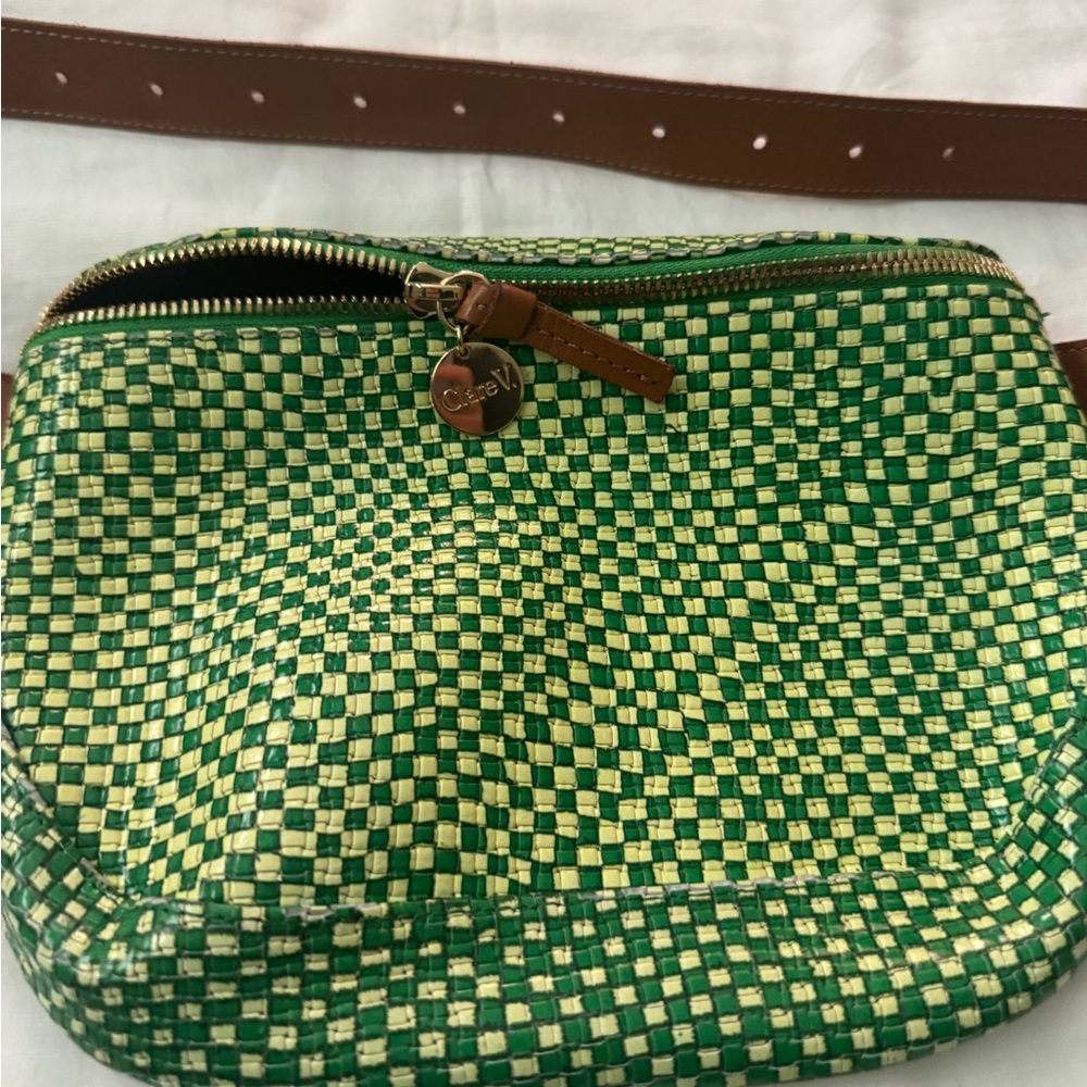 Clare V. Crossbody Fanny Lemon Lime - Picture 6 of 8